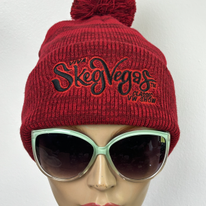 NEW Deluxe bobble. Red / Burgundy