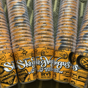 Viva Skeg Vegas x Irv's reusable pint cup